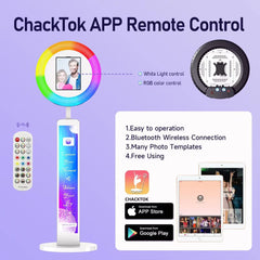 IPad Photo Booth Floor-standing Colorful Support Bluetooth Link To