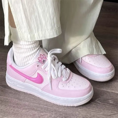 Nike Air Force 1 Women's sneakers Pink Cat Claws AF1 Comfortable
