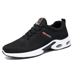 Shoes men new trend men's shoes breathable lace-up running shoes