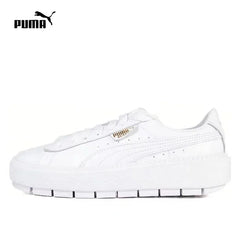 PUMA Platformm Trace Luxe retro casual low top board shoes with sponge