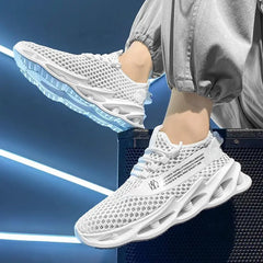 2023 New Summer Sneakers Men Mesh Breathable Running Tennis Shoes