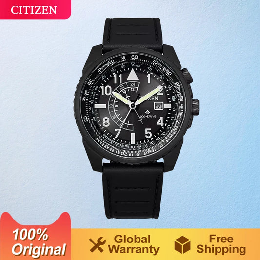 Original CITIZEN Japanese Eco-drive Watch for Men Luminous Waterproof