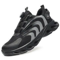 Rotary Buckle Work Sneakers Protective Shoes Lightweight Safety Shoes