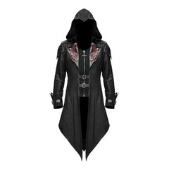 Assassin Cosplay Medieval Man Costume Streetwear Hooded Jackets