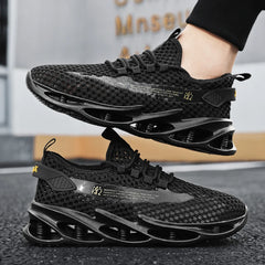 2023 New Summer Sneakers Men Mesh Breathable Running Tennis Shoes