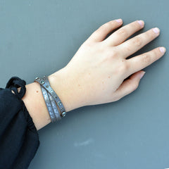 Proverbs 3:5-6 Dark Gray Trio