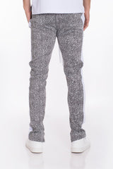 ELEPHAN PRINT PANTS- WHITE