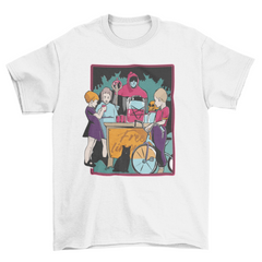 Halloween Cult Drinking Gathering Dark T-shirt