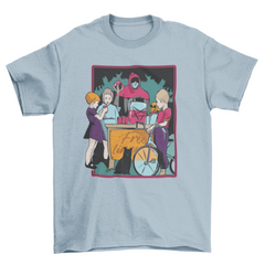 Halloween Cult Drinking Gathering Dark T-shirt