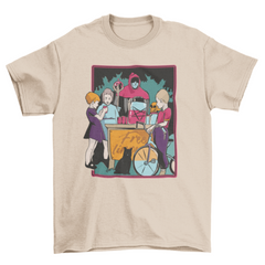 Halloween Cult Drinking Gathering Dark T-shirt