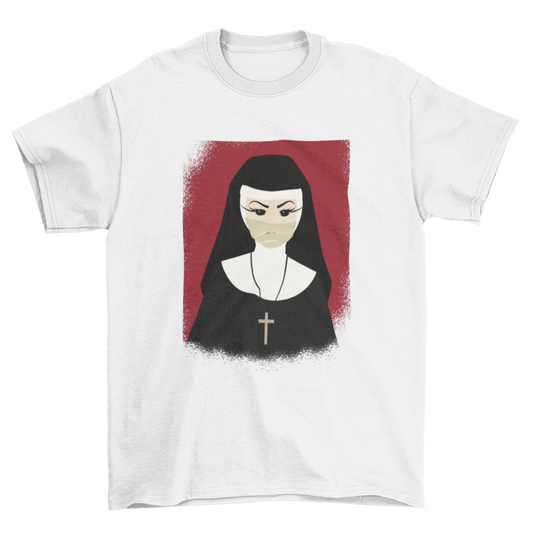 Halloween Nun T-shirt