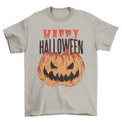 Bloody pumpkin halloween t-shirt