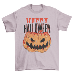 Bloody pumpkin halloween t-shirt