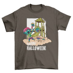 Halloween playground t-shirt