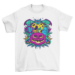 Psychedelic halloween t-shirt