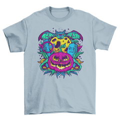 Psychedelic halloween t-shirt
