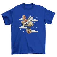 Halloween bee t-shirt design