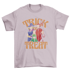 Family in halloween costumes t-shirt design