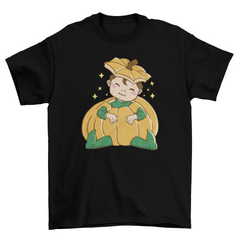Halloween baby pumpkin costume t-shirt design