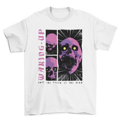 Death Scary Fashion Halloween Dead Fashion Skull waking up t-shirt