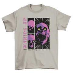 Death Scary Fashion Halloween Dead Fashion Skull waking up t-shirt