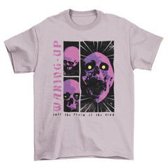 Death Scary Fashion Halloween Dead Fashion Skull waking up t-shirt