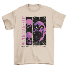 Death Scary Fashion Halloween Dead Fashion Skull waking up t-shirt