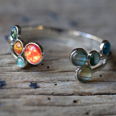 Open Solar System Cuff Bracelet