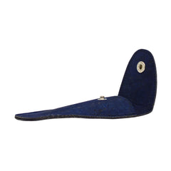 Cork Leather Razor Case Blue