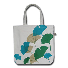 Funtote® Ginkgo Leaf Canvas Tote Bag