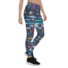 Marine Life Leggings for Women
