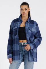 Boyfriend Oversized Soft Flannel Shacket FL503