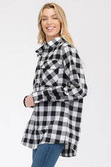 Oversize Boyfriend Plaid Checkered Flannel