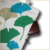 Funtote® Ginkgo Leaf Canvas Tote Bag