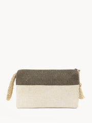 Block A Clutch - Brown