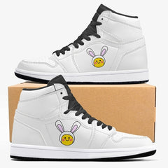 Jacki Easlick Lux Bunny High-Top Leather Sneakers