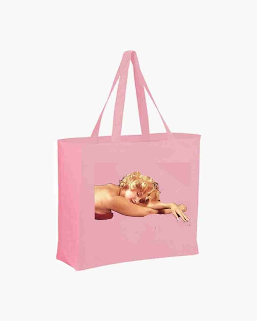 Marilyn Monroe 1900  Pink Tote Bag Accessories Groceries