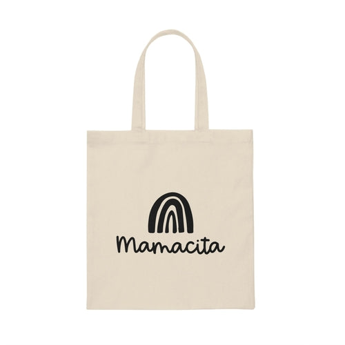 Mamacita Rainbow Canvas Tote Bag