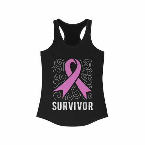 Pink Survivor Breast Cancer Awareness Racerback Tank Top