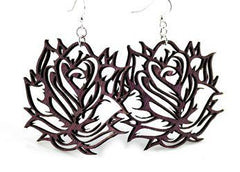 Prickly Rose Earrings # 1006