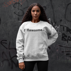 Womens Logo Flawsome Crewneck Sweatshirt