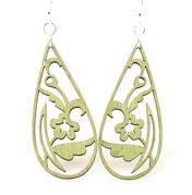 Floral Tear Drop Earrings # 1243