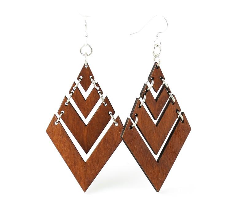 Fountain Pyramid Earrings #1440