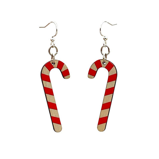 Candy Cane Earrings # 1454