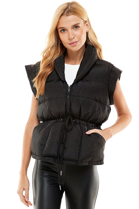 Removable Sleeve Puff Jacket