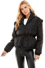 Removable Sleeve Puff Jacket