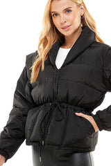 Removable Sleeve Puff Jacket