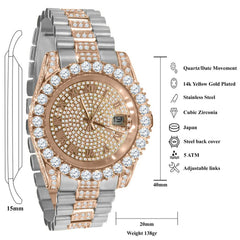 ROCOCO Steel CZ Watch | 5308118