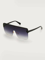 Lux Flat Top Shield Sunglasses