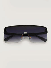 Lux Flat Top Shield Sunglasses